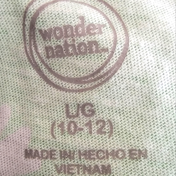 🌼 Wonder Nation Light Green Daisy Print Sunflower Dress – Size Large (Girls) 🌼 - Picture 2 of 5